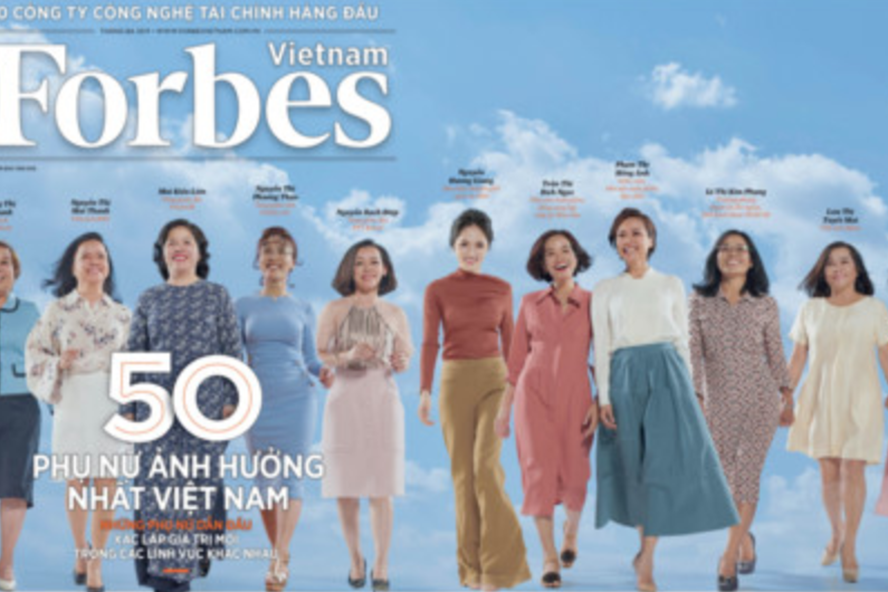 Tạp chí Forbes công bố danh sách 50 phụ nữ ảnh hưởng nhất Việt Nam