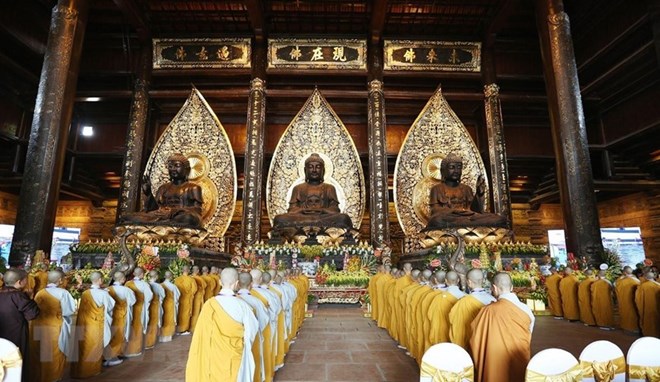 The 16th UN Day of Vesak 2019 wrapped up at Tam Chuc Pagoda in Kim Bang district, northern Ha Nam province, on 14 May