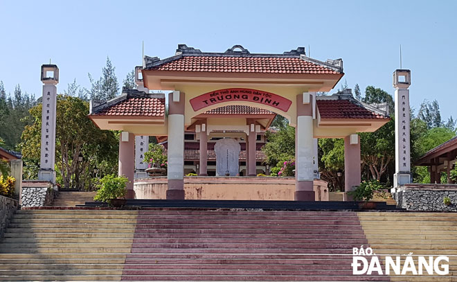Đền thờ Anh hùng dân tộc Trương Định ở Quảng Ngãi