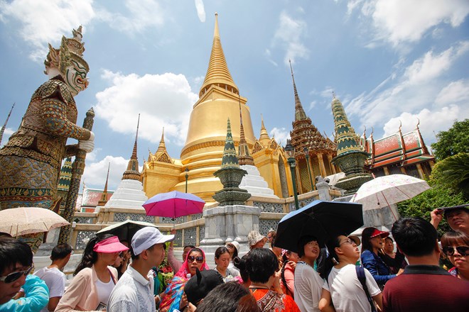 Compulsory travel insurance for foreign visitors at a 20-baht premium each is expected to debut this year. (Photo: VNA)
