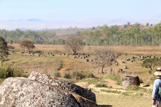 The Plain of Jars in Xiangkhoang Plateau, northeastern Laos. (Photo: VNA)
