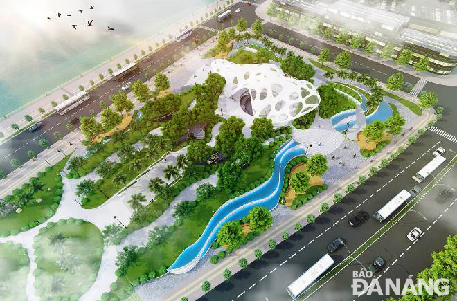 The first prize wining design for the APEC Park expansion project