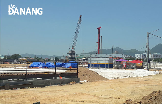 Work is underway at the site of the 100 million US$ Mikazuki Spa & Hotel Resort project in Lien Chieu District