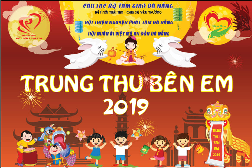 The banner of a much-awaited Mid-Autumn Festival programme jointly held by the city-based Phat Tam and Tam Giao volunteer clubs 