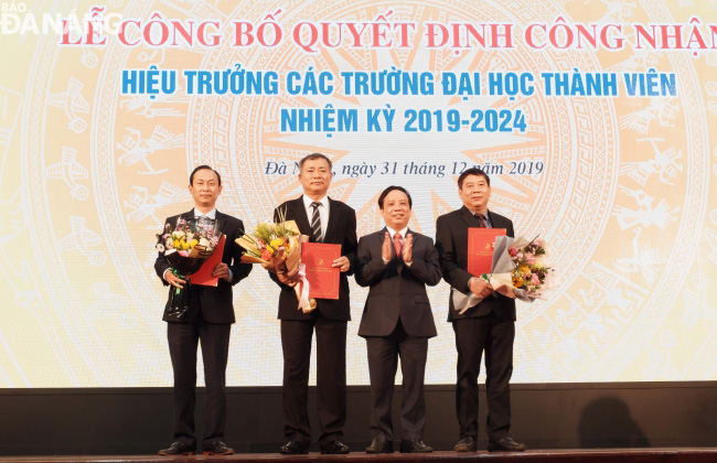 Đại học Đà Nẵng bổ nhiệm 3 hiệu trưởng các trường thành viên