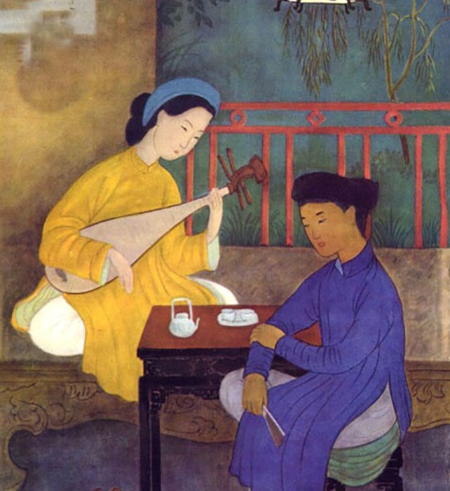Cuộc tình lãng mạn của hai danh sĩ xứ Nguyễn Dưỡng Hạo – Lam Anh. Ảnh minh họa.