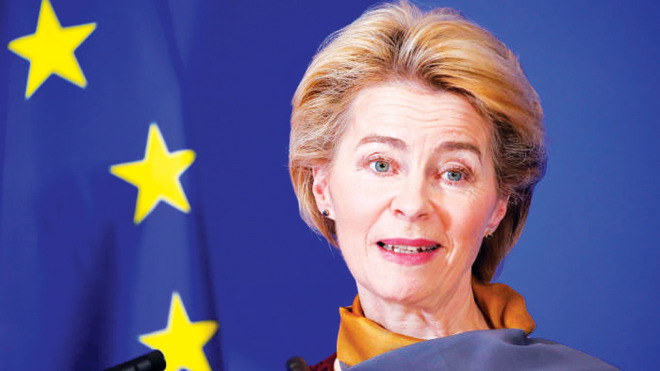 Tân Chủ tịch EU Ursula von der Leyen.
