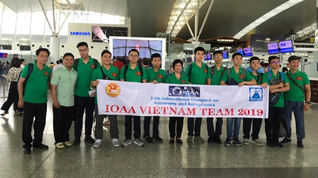 Đoàn Việt Nam tham dự cuộc thi IOAA.