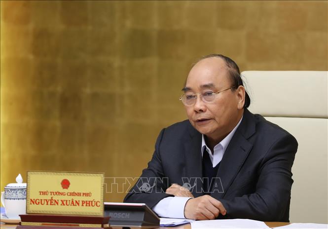  Thủ tướng Nguyễn Xuân Phúc phát biểu. Ảnh: Thống Nhất/TTXVN