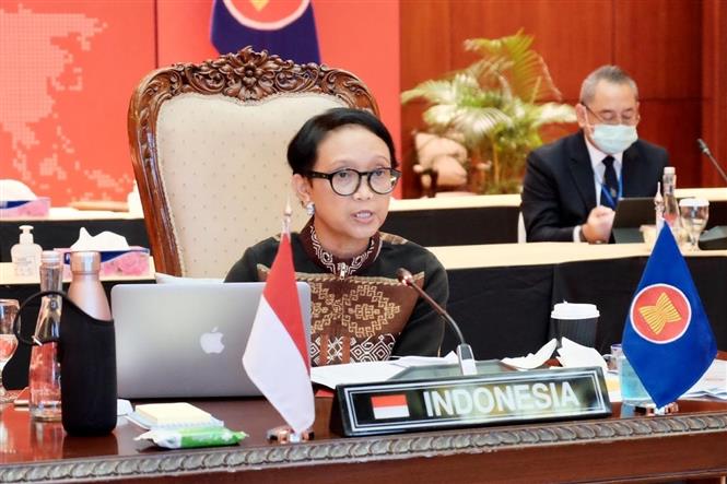 Ngoại trưởng Indonesia Retno Marsudi. Ảnh: TTXVN phát