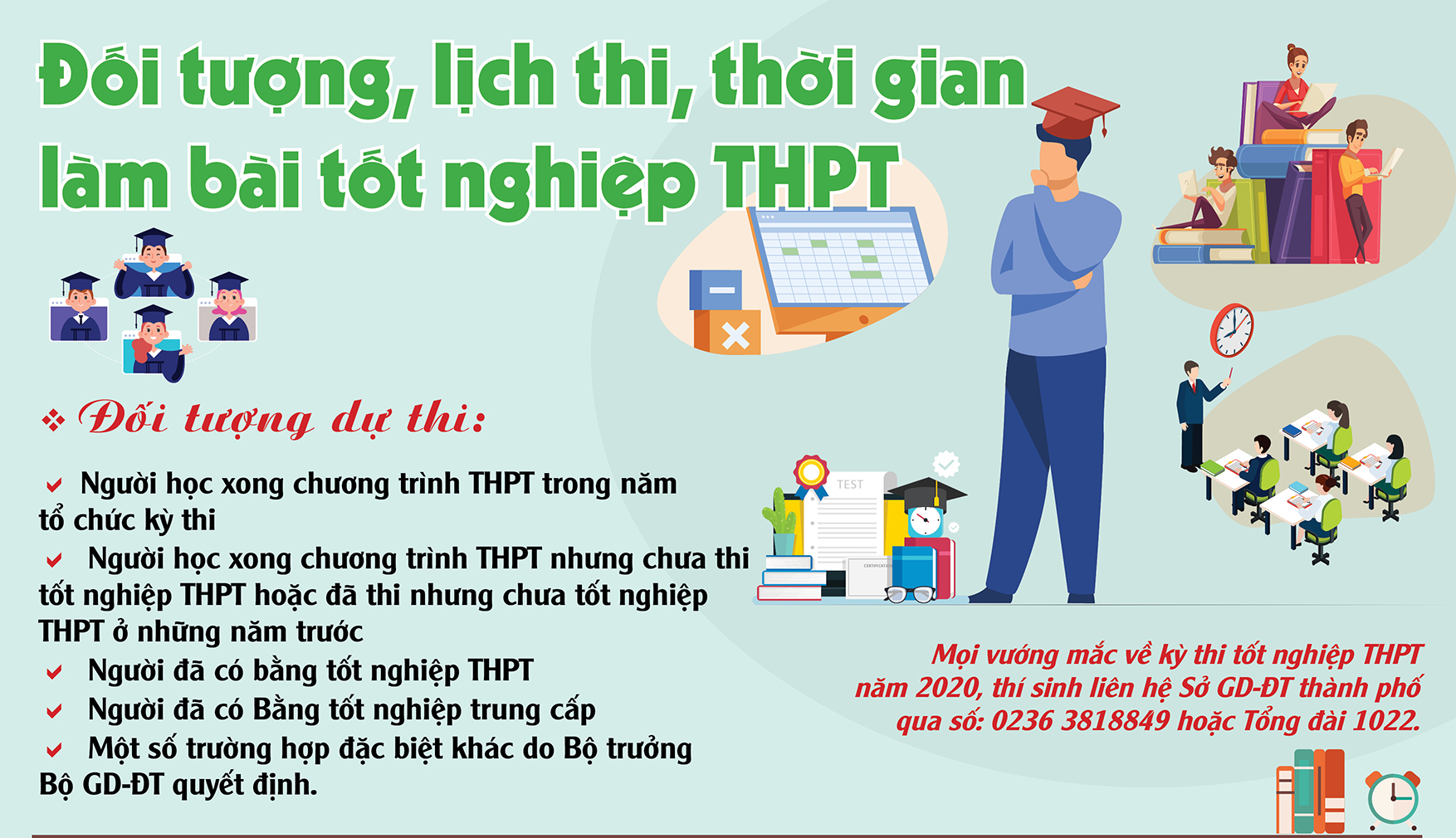 Kỳ thi tốt nghiệp THPT năm 2020 diễn ra từ ngày 8 đến 11-8-2020