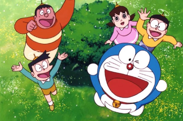 Các nhân vật chính trong Doraemon (Nguồn: Asahi)