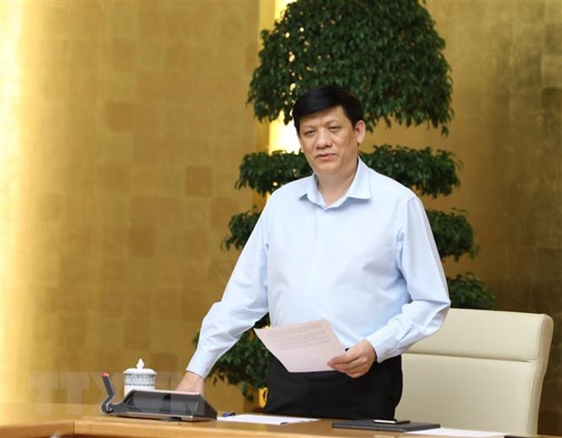 Quyền Bộ trưởng Bộ Y tế Nguyễn Thanh Long. (Ảnh: Văn Điệp/TTXVN)