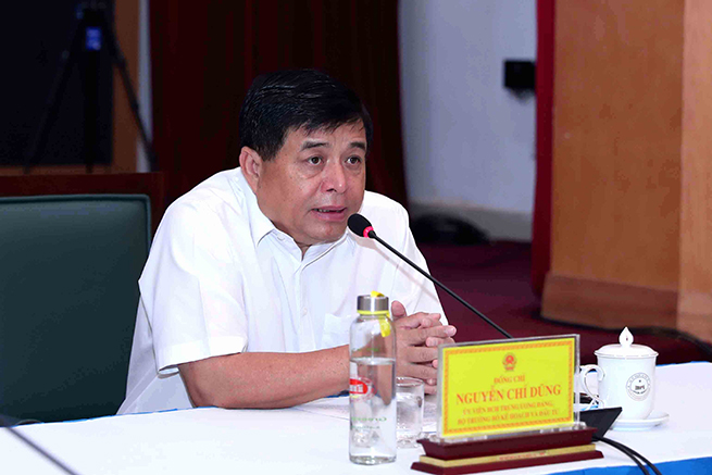  Bộ trưởng Bộ KH&ĐT Nguyễn Chí Dũng chủ trì phiên thảo luận. Ảnh: VGP/Huy Thắng