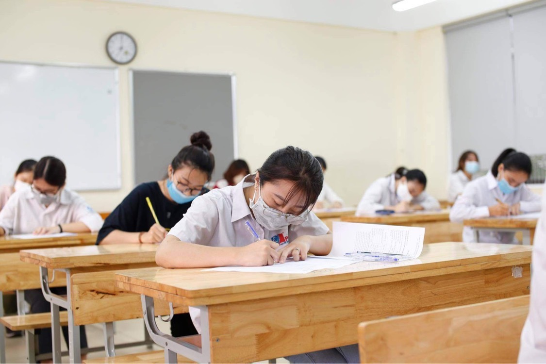 Học sinh dự thi tốt nghiệp THPT năm 2020 đợt một. Ảnh: VGP/Nhật Nam