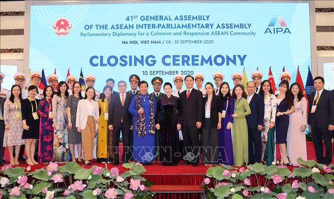 Bế mạc Đại Hội đồng Liên nghị viện ASEAN lần thứ 41