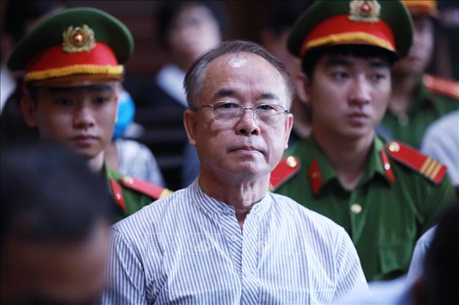 Nguyên phó Chủ tịch UBND Thành phố Hồ Chí Minh, bị cáo Nguyễn Thành Tài tại phiên tòa. Ảnh: Thành Chung/TTXVN