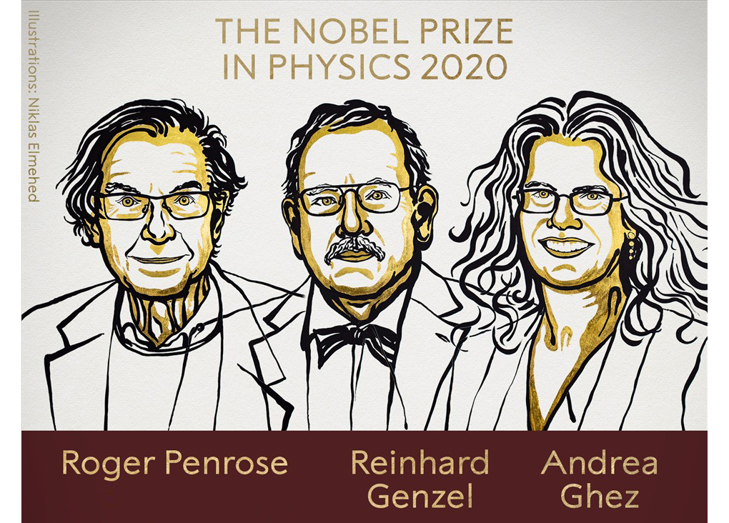 Giải Nobel Vật lý 2020 vinh danh ba nhà khoa học Roger Panrose, Reinhard Genzel và Andrea Ghez