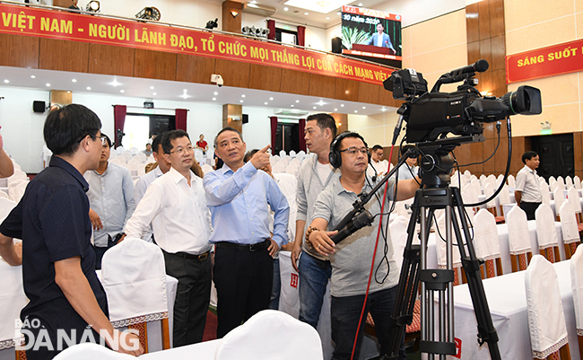 Tổng duyệt chương trình Đại hội đại biểu Đảng bộ thành phố Đà Nẵng lần thứ XXII