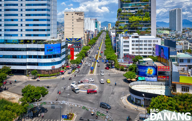 Với hạ tầng được đầu tư đồng bộ, Đà Nẵng được kỳ vọng tiếp tục là điểm sáng thu hút đầu tư trong cả nước.  Ảnh: KIM LIÊN