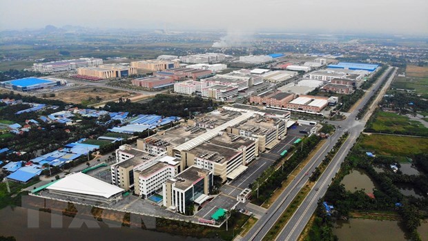 The VSIP Hai Phong integrated township and industrial park is a hotspot of FDI’s attraction in Vietnam with 58 projects worth over 2 billion USD (Photo: VNA)