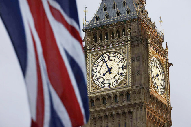 Tháp đồng hồ Big Ben là biểu tượng của nước Anh. Ảnh: Bloomberg