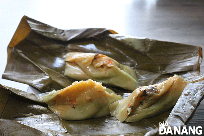  Banh nam, a familiar dish of Quang Nam’s people. Photo: TIEU YEN