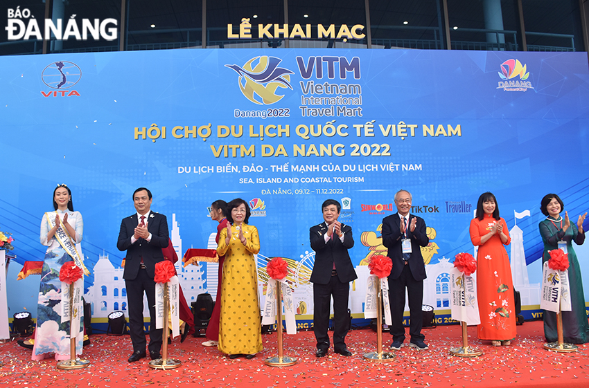 Khai mạc Hội chợ Du lịch quốc tế Đà Nẵng 2022 với chủ đề 'Du lịch biển, đảo - Thế mạnh của du lịch Việt Nam'