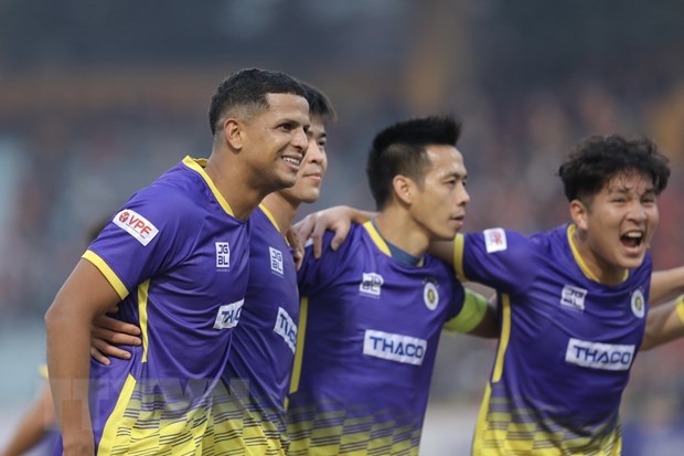 Hà Nội FC lần thứ 5 giành Siêu cúp Quốc gia. (Ảnh: Minh Quyết/TTXVN)