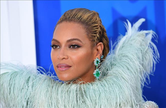 Nữ ca sĩ Beyoncé là nghệ sĩ đầu tiên của Grammy 2023 được vinh danh. Ảnh: AFP/TTXVN