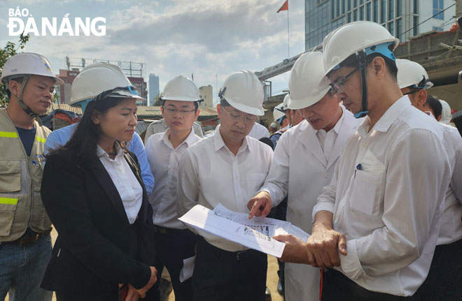Bí thư Thành ủy Nguyễn Văn Quảng kiểm tra tiến độ các công trình y tế trọng điểm