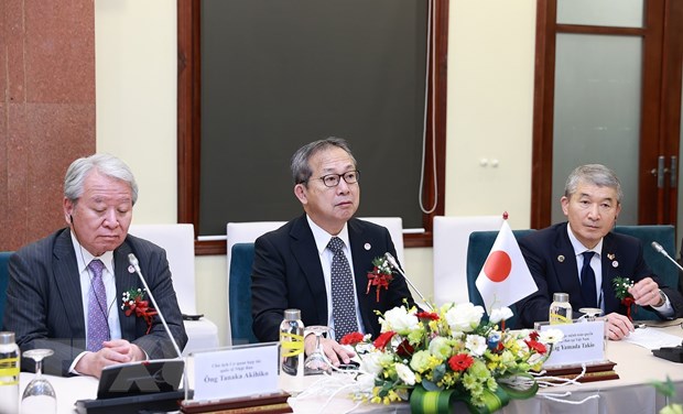 Đại sứ Nhật Bản tại Việt Nam Yamada Takio phát biểu. (Ảnh: Dương Giang/TTXVN)