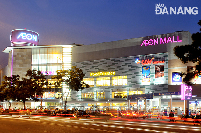 Một Trung tâm thương mại AEON mall Việt Nam ở Thành phố Hồ Chí MInh.