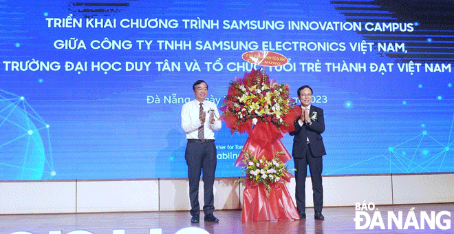 Triển khai dự án Samsung Innovation Campus tại Trường Đại học Duy Tân