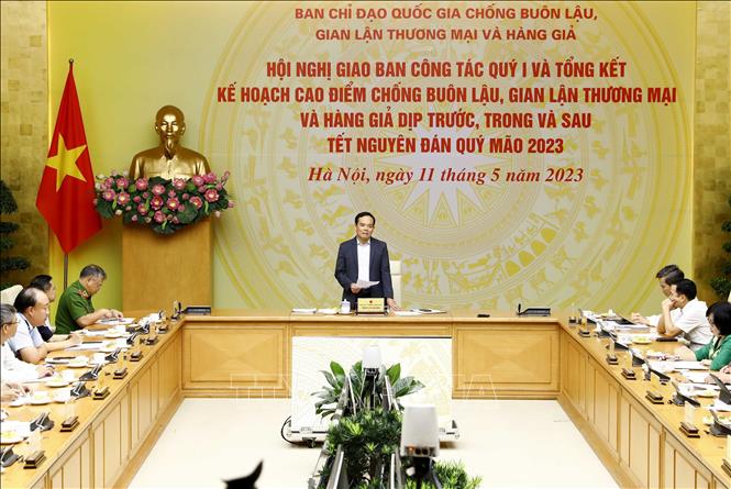 Phó Thủ tướng Trần Lưu Quang phát biểu chỉ đạo. Ảnh: An Đăng/TTXVN