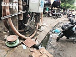 Cần xử lý tình trạng nước thải trước chợ Mân Thái