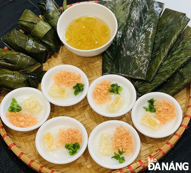 A tray of delicious 'banh beo', 'banh loc' and 'banh nam' at the Hai O Restaurant. Photo: H.L