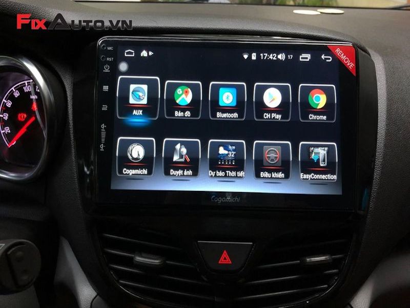 Loại màn hình android ô-tô Gotech của FixAuto.
