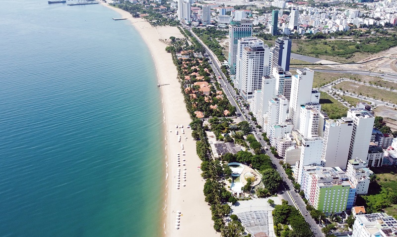Bãi biển Nha Trang.