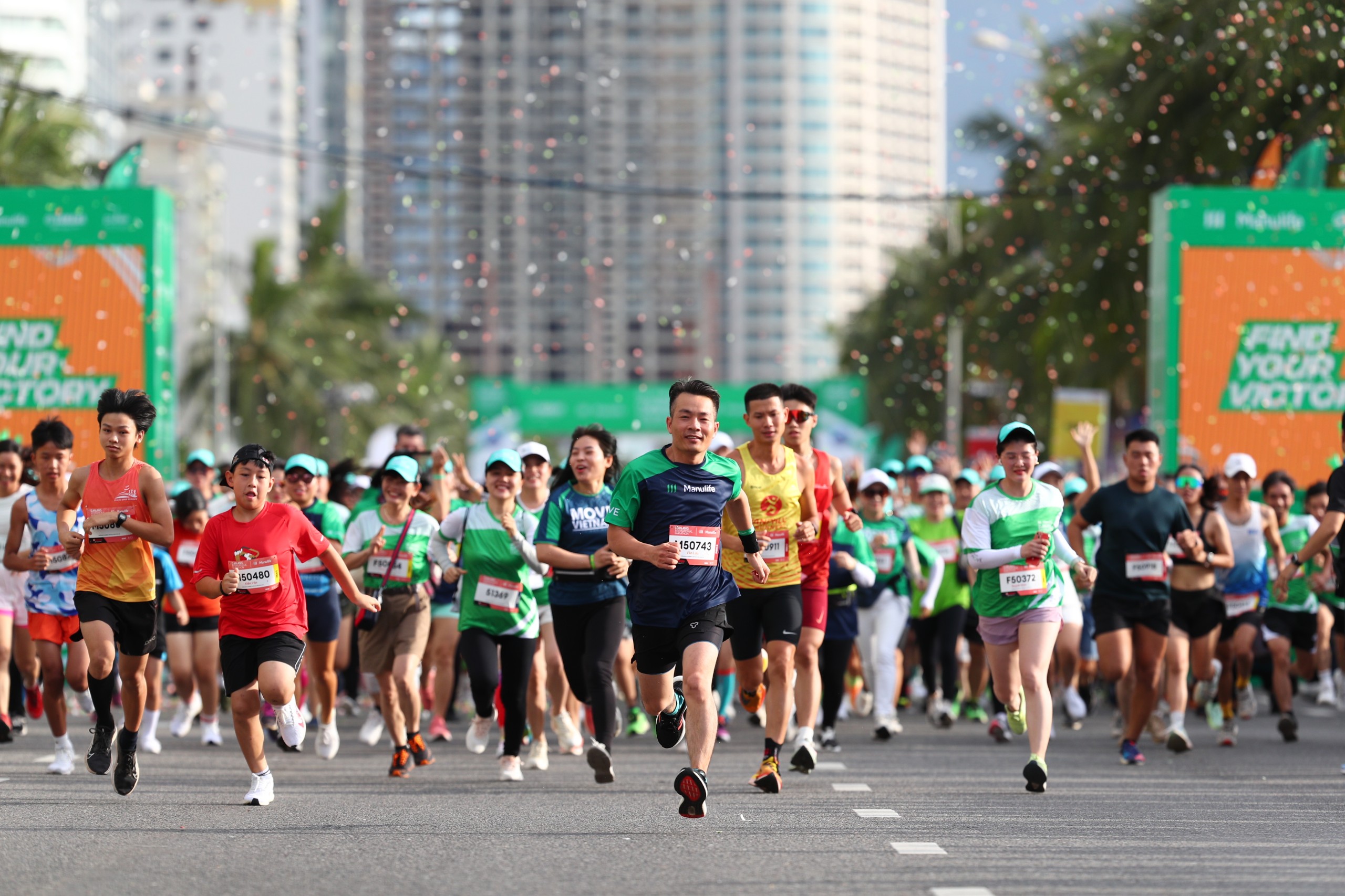 Runners at the Da Nang International Marathon 2023