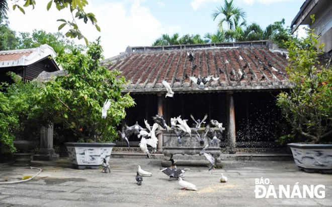 Nhà cổ Tích Thiện Đường nằm ở thôn Thái Lai (huyện Hòa Vang) có tuổi đời hơn 200 năm. Ảnh: K.H