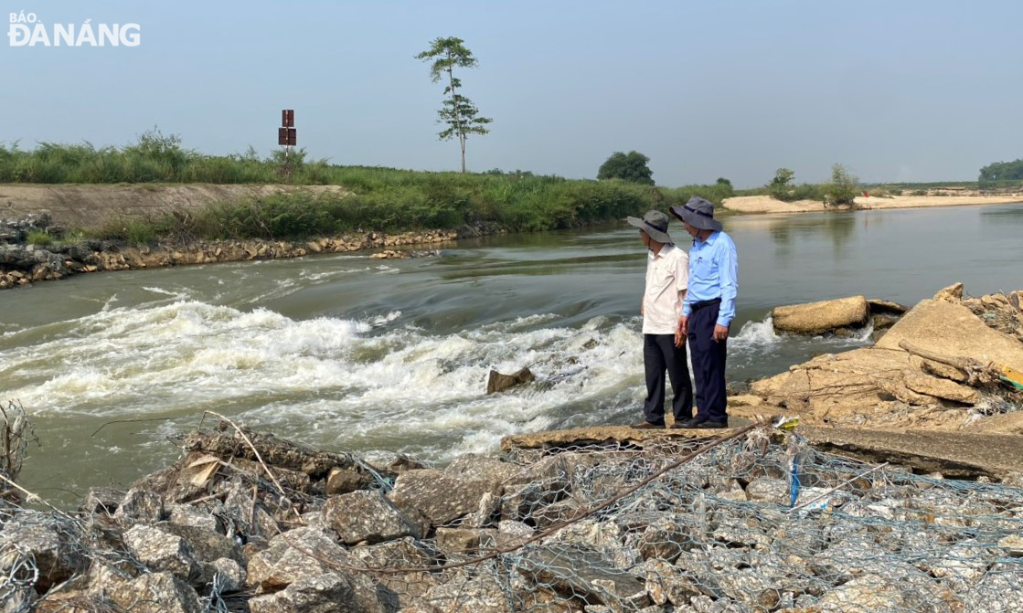 Tỉnh Quảng Nam thống nhất đắp đập tạm trên sông Quảng Huế